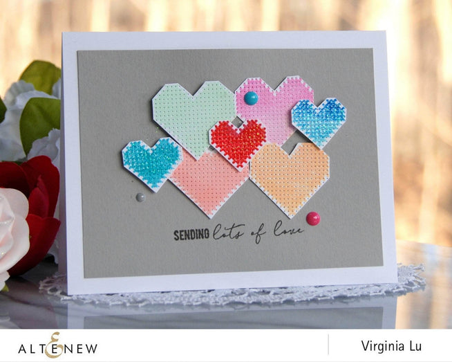 Altenew Stamp & Die Bundle Sewn with Love Stamp & Die Bundle