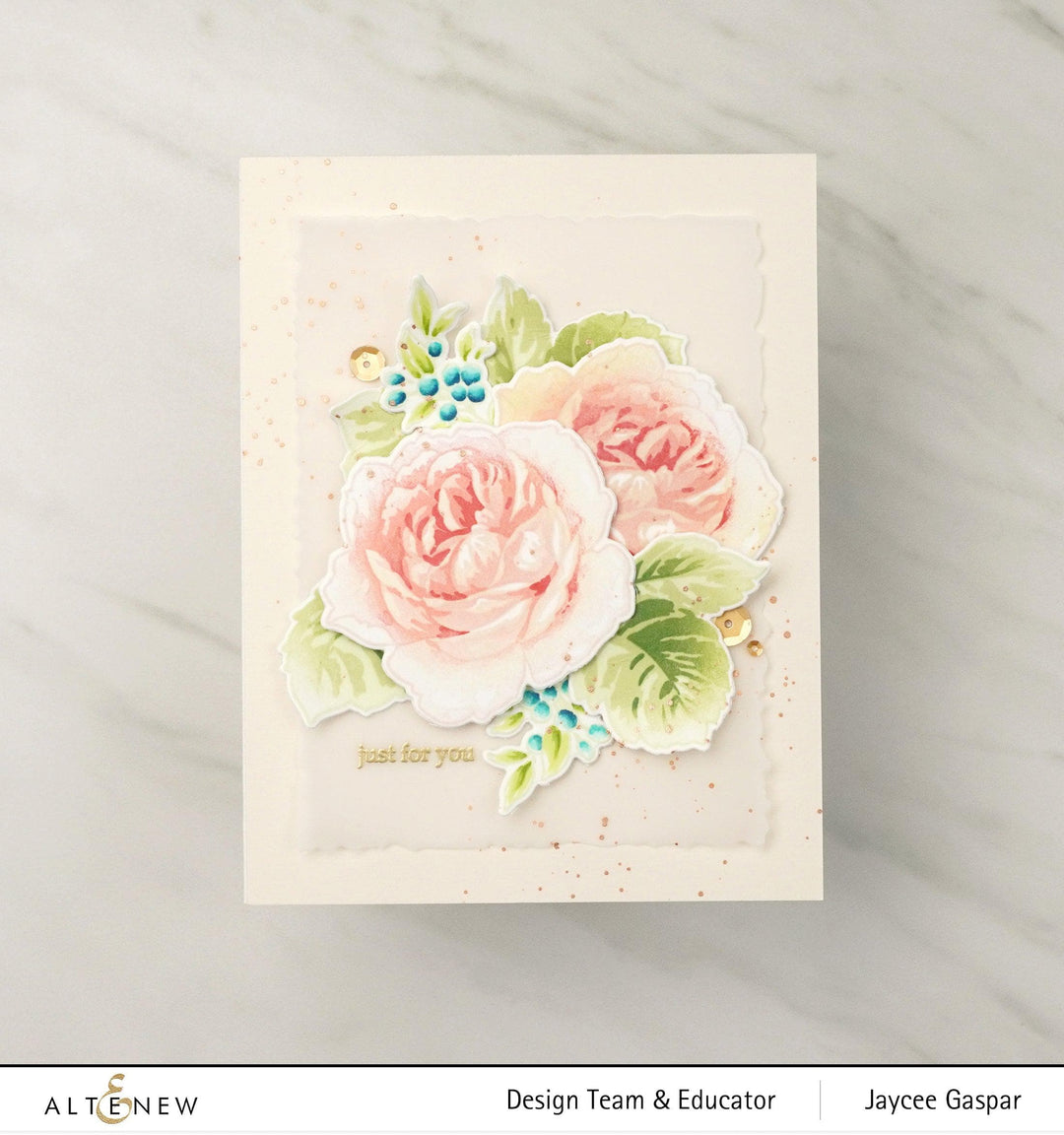 Altenew Stamp & Die Bundle Shrub Rose Complete Bundle