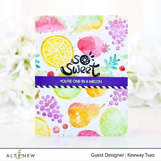 Altenew Stamp & Die Bundle Simple Fruits Stamp & Die Bundle