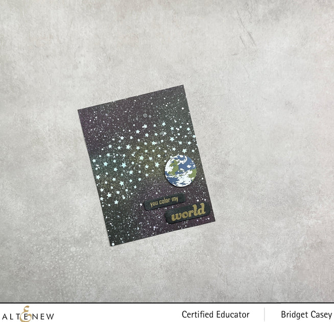Altenew Stamp & Die Bundle Small World Stamp & Die Bundle