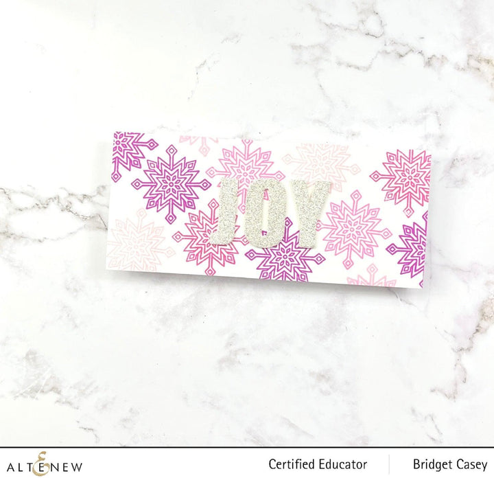 Altenew Stamp & Die Bundle Sparkly Snowflake Stamp & Die Bundle