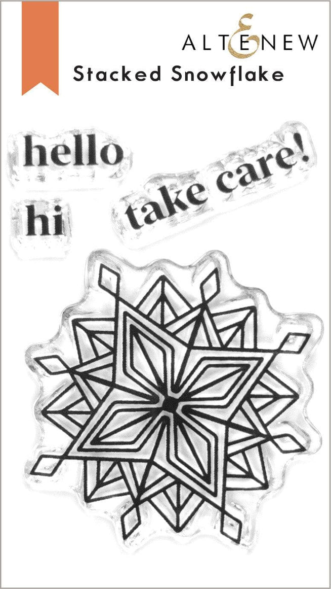 Altenew Stamp & Die Bundle Stacked Snowflake Stamp & Die Bundle