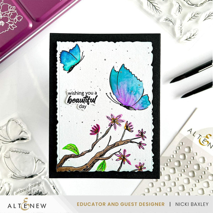 Stamp & Paint Butterflies