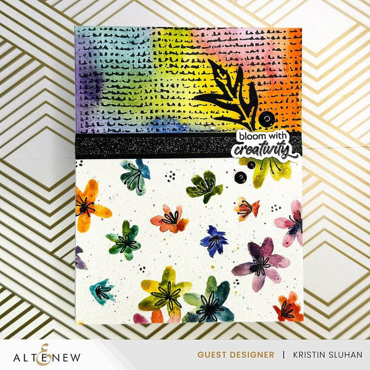 Stamp & Paint Flowers