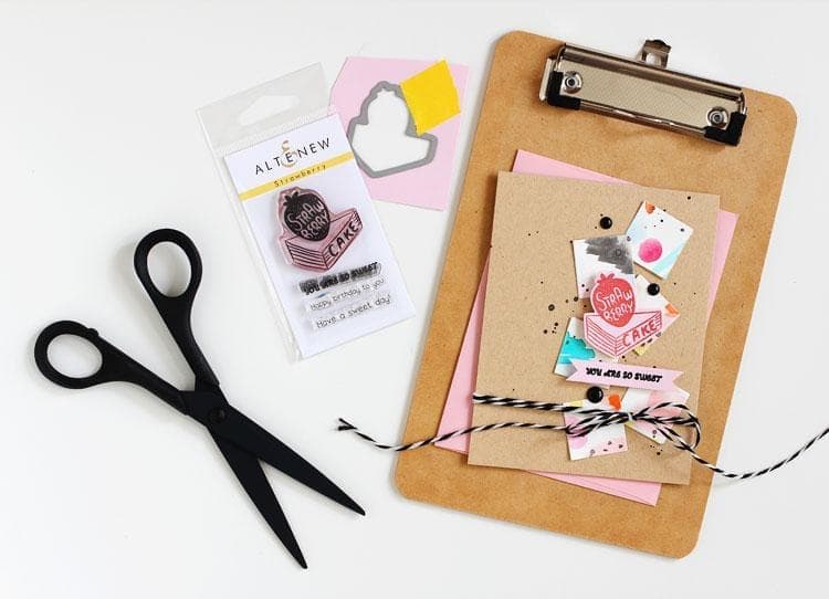 Altenew Stamp & Die Bundle Strawberry Stamp & Die Bundle