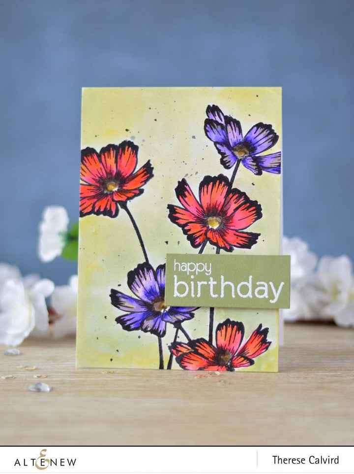 Altenew Stamp & Die Bundle Stunning Cosmos Stamp & Die Bundle