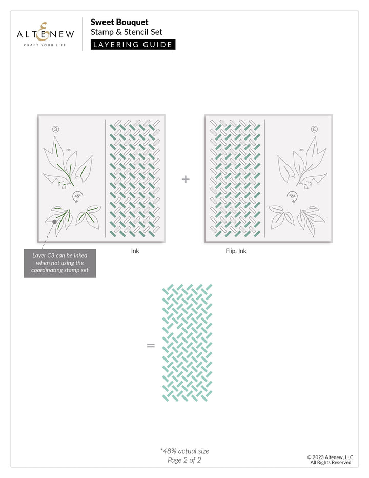 Altenew Stamp & Die Bundle Sweet Bouquet