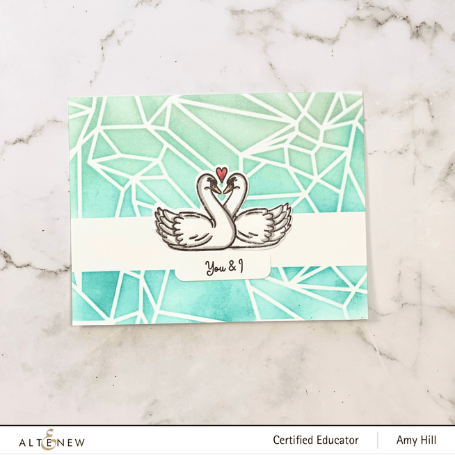 Altenew Stamp & Die Bundle Sweet Swans Stamp & Die Bundle
