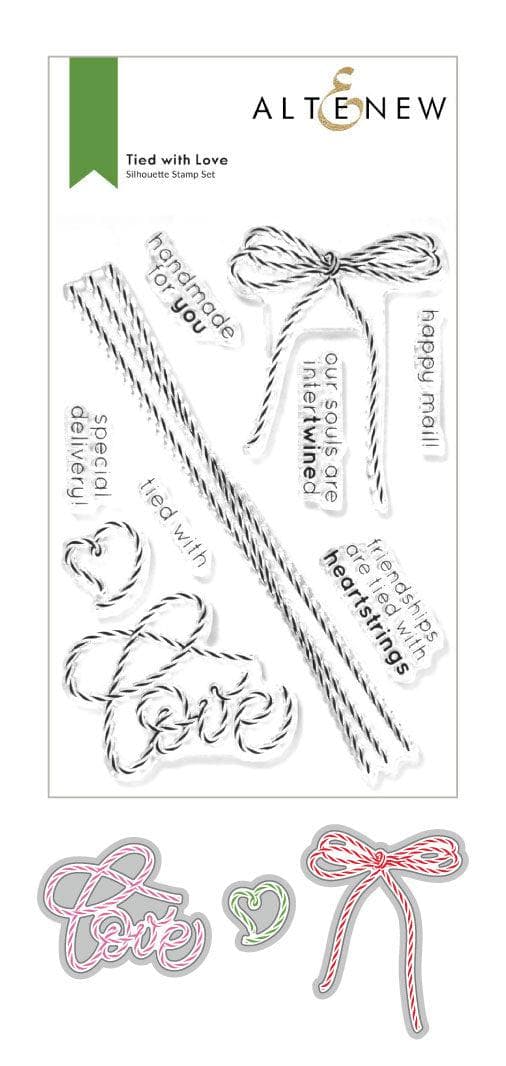 Altenew Stamp & Die Bundle Tied with Love Stamp & Die Bundle