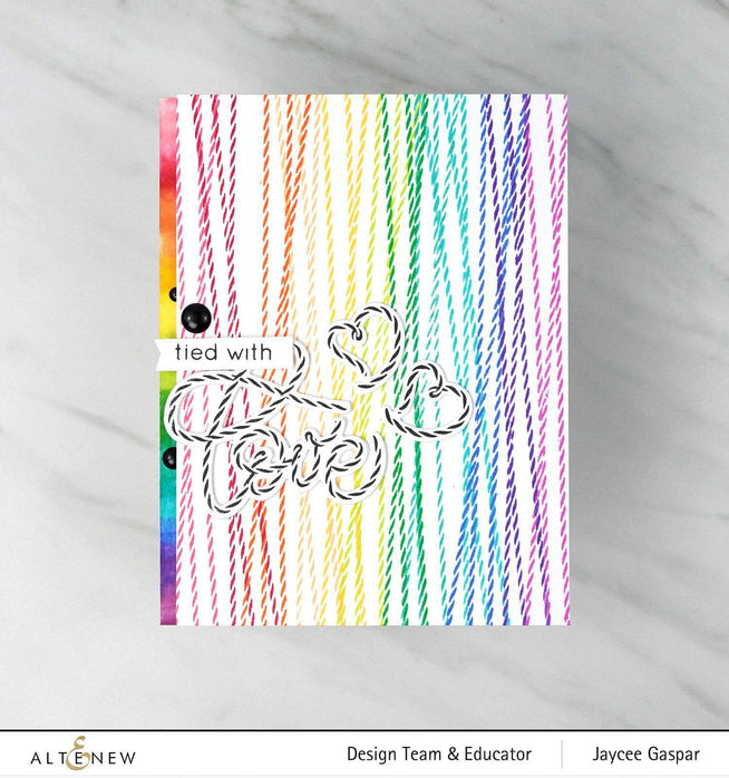 Altenew Stamp & Die Bundle Tied with Love Stamp & Die Bundle