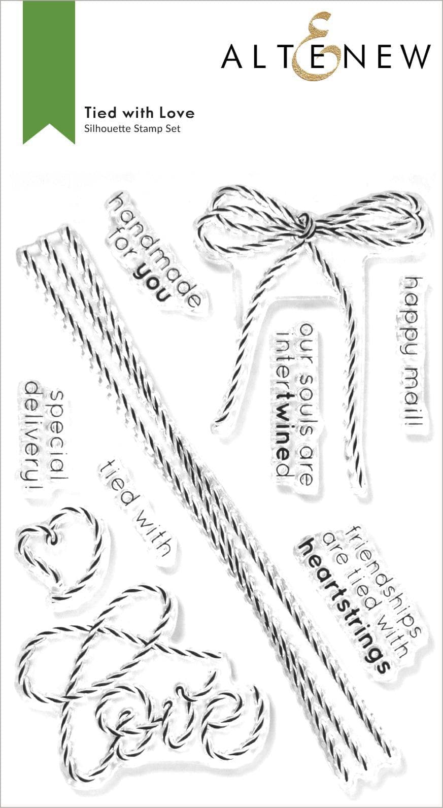 Altenew Stamp & Die Bundle Tied with Love Stamp & Die Bundle