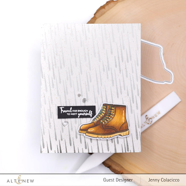 Altenew | Card Making, Scrapbooking & Paper-Crafting Supplies! Stamp & Die Bundle Travel Boots Stamp & Die Bundle