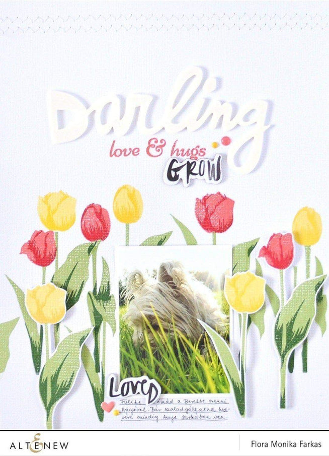 Altenew Stamp & Die Bundle Tulip Stamp & Die Bundle