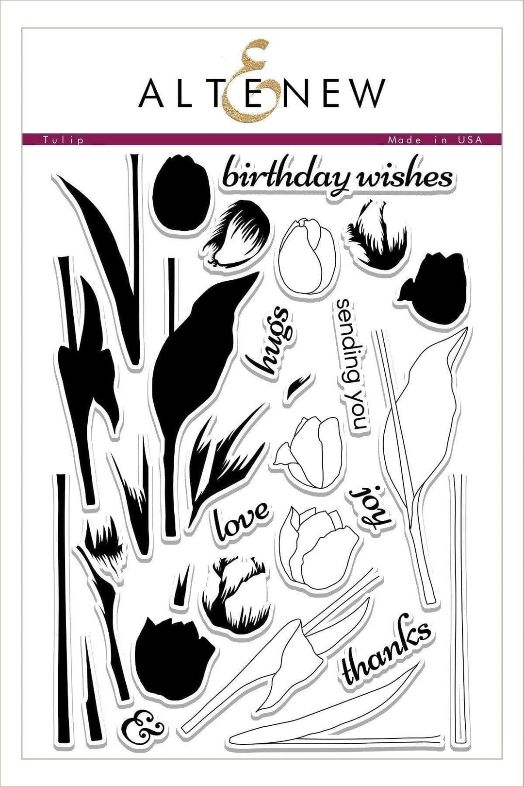 Altenew Stamp & Die Bundle Tulip Stamp & Die Bundle