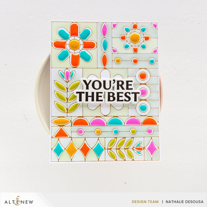Altenew Stamp & Die Bundle Uplifting Sentiments