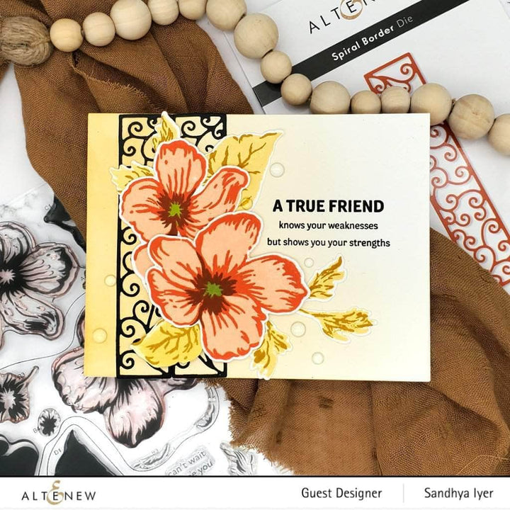Altenew Stamp & Die Bundle Whirlwind Flowers Stamp & Die Bundle