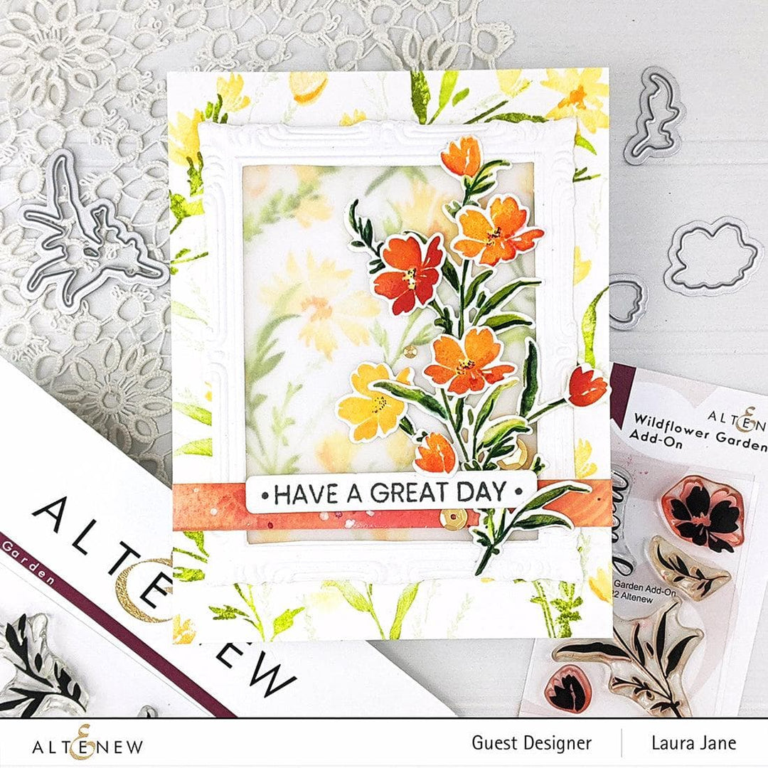 Altenew Stamp & Die Bundle Wildflower Garden Complete Stamp & Die Bundle
