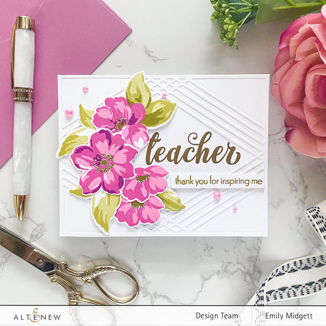 Altenew Stamp & Die Bundle Wispy Joy Stamp & Die Bundle