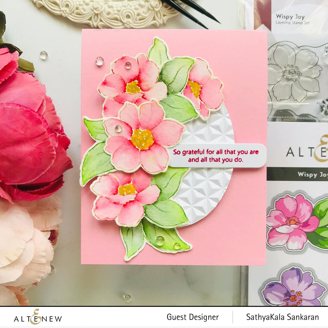 Altenew Stamp & Die Bundle Wispy Joy Stamp & Die Bundle