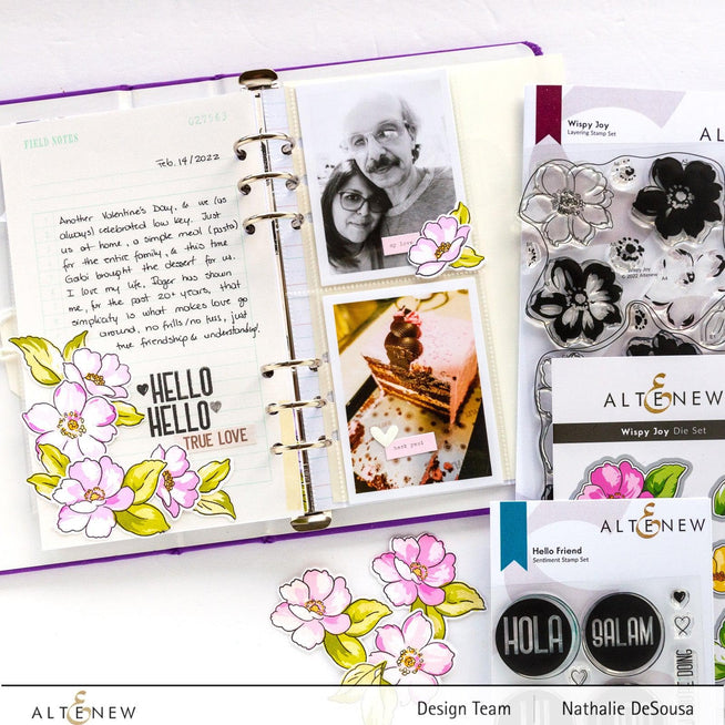 Altenew Stamp & Die Bundle Wispy Joy Stamp & Die Bundle