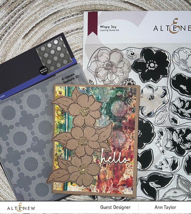 Altenew Stamp & Die Bundle Wispy Joy Stamp & Die Bundle