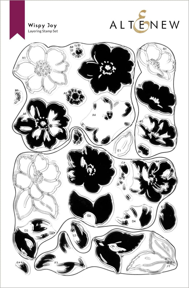 Altenew Stamp & Die Bundle Wispy Joy Stamp & Die Bundle