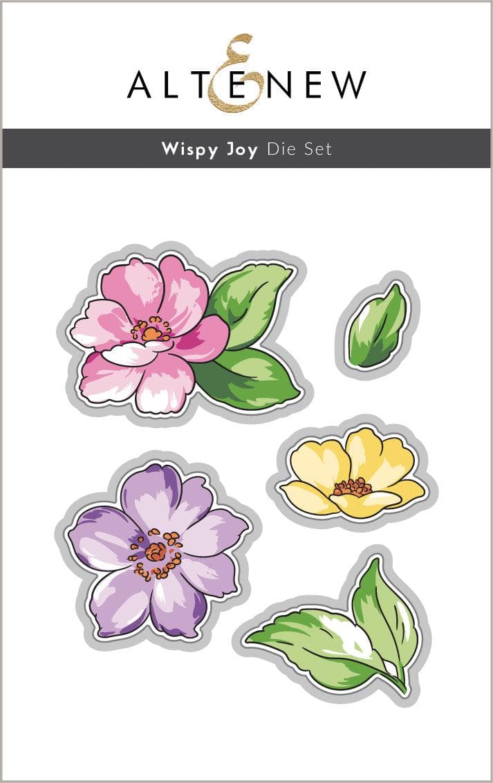 Altenew Stamp & Die Bundle Wispy Joy Stamp & Die Bundle