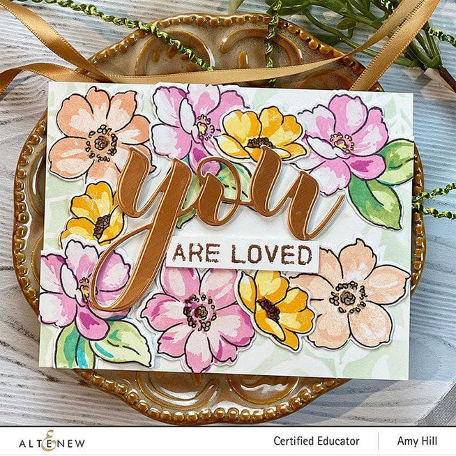 Altenew Stamp & Die Bundle Wispy Joy