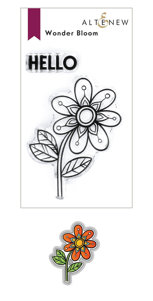 Altenew Stamp & Die Bundle Wonder Bloom Stamp & Die Bundle