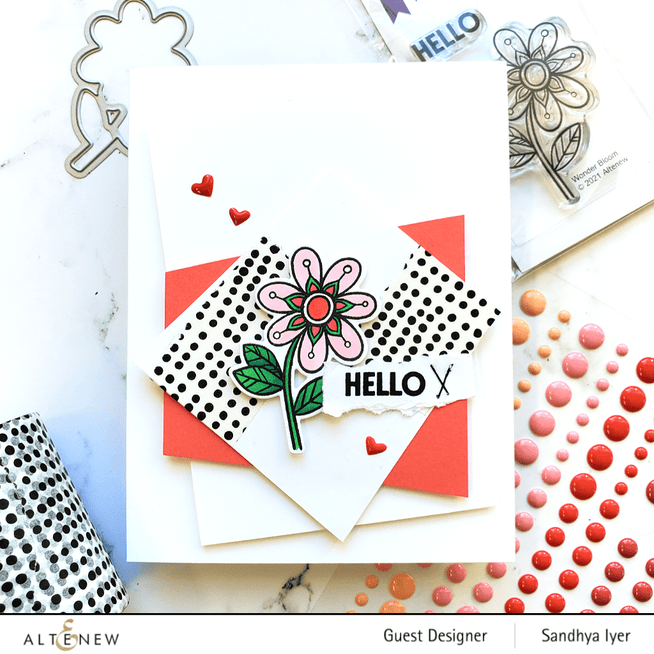 Altenew Stamp & Die Bundle Wonder Bloom Stamp & Die Bundle