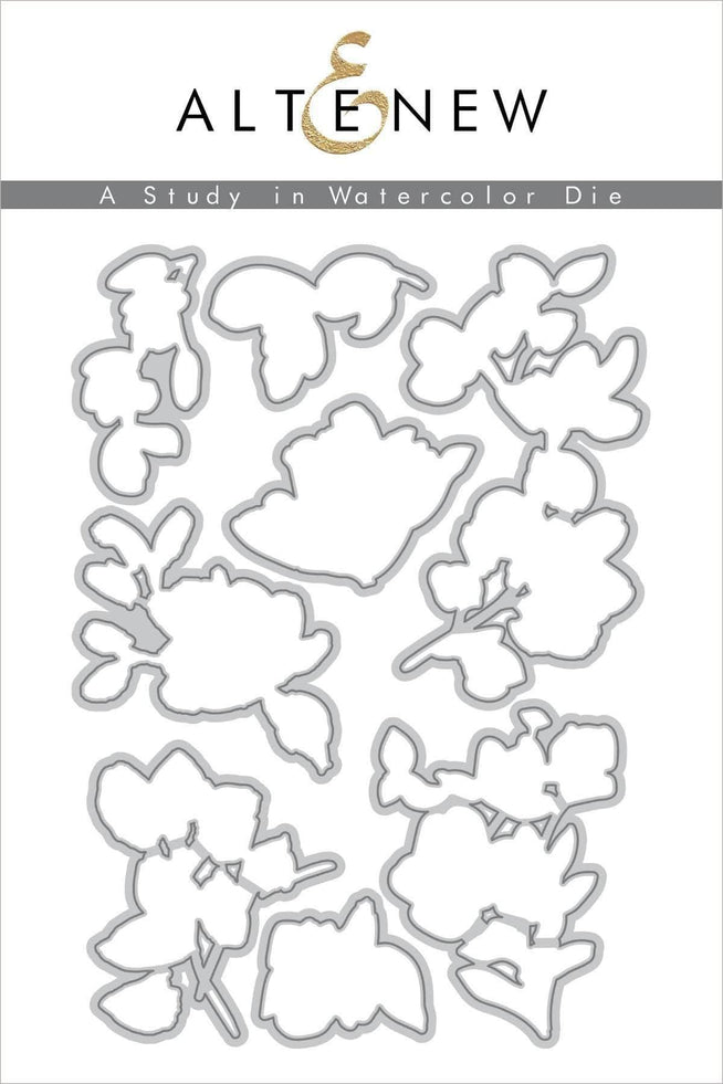 Altenew Stamp & Die Bundle A Study in Watercolor Stamp & Die Bundle