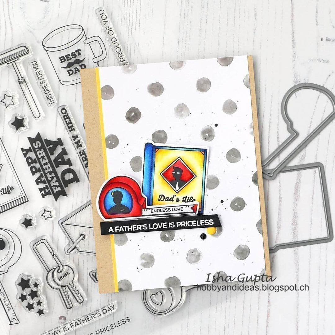 Altenew Stamp & Die Bundle Z - Best Dad Stamp & Die Bundle