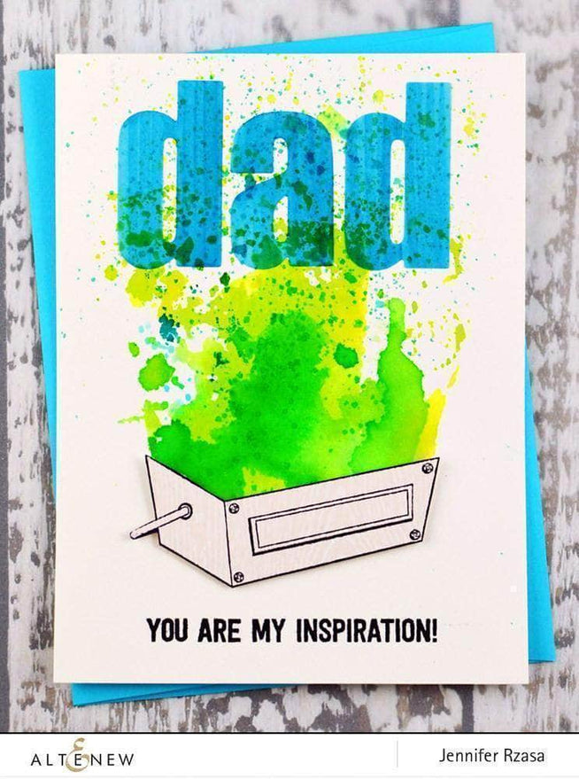 Altenew Stamp & Die Bundle Z - Best Dad Stamp & Die Bundle
