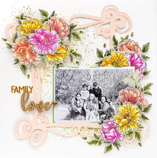 Altenew Stamp & Die Bundle Z - Better Together Coordinating Stamp & Die Bundle