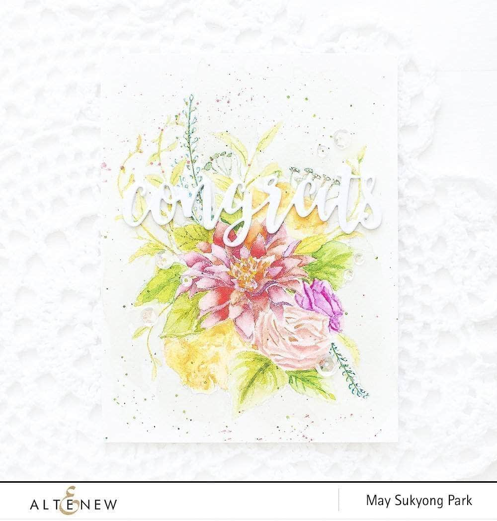 Altenew Stamp & Die Bundle Blooming Bouquet Stamp & Die Bundle