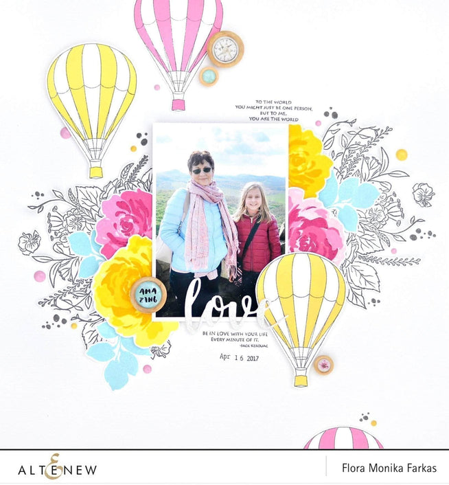 Altenew Stamp & Die Bundle Blooming Bouquet Stamp & Die Bundle