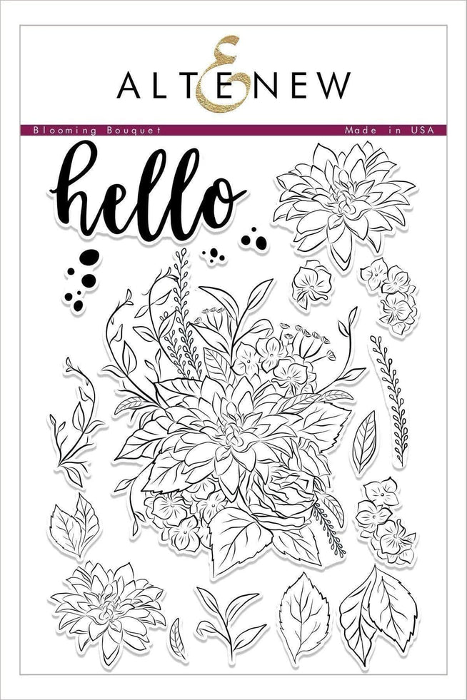 Altenew Stamp & Die Bundle Blooming Bouquet Stamp & Die Bundle
