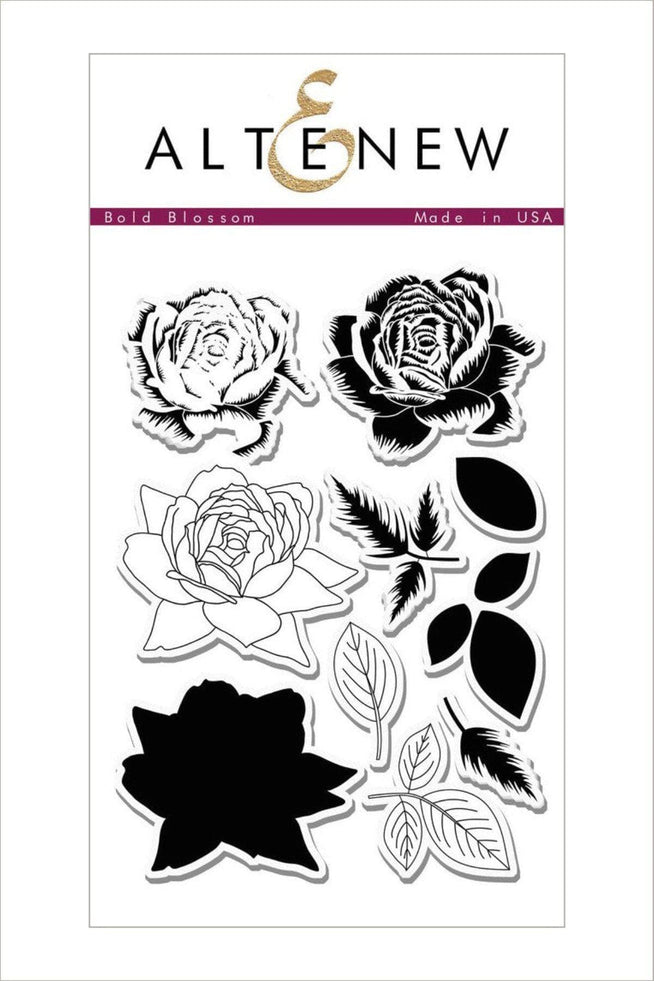 Altenew Stamp & Die Bundle Bold Blossom Stamp & Die Bundle