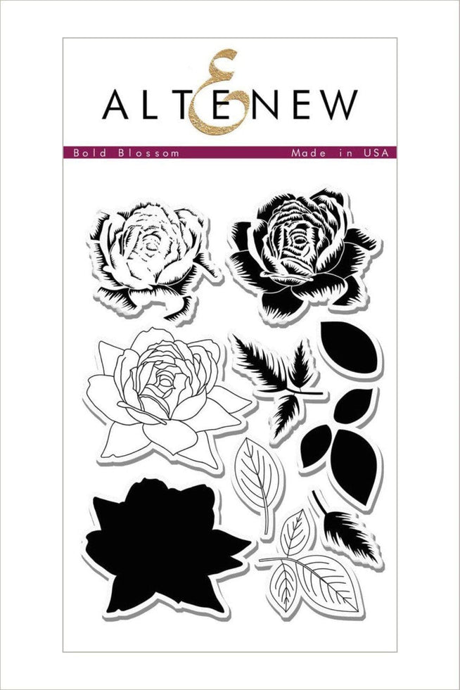 Altenew Stamp & Die Bundle Bold Blossom Stamp & Die Bundle