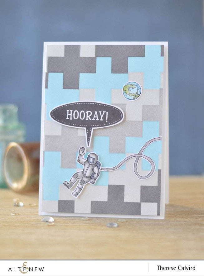 Altenew Stamp & Die Bundle Z - Building Blocks Stamp & Die Bundle