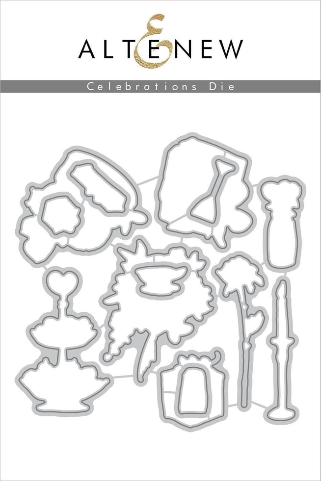 Altenew Stamp & Die Bundle Z - Celebrations Stamp & Die Bundle