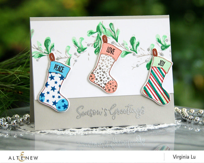 Altenew Stamp & Die Bundle Christmas Stockings Stamp & Die Bundle