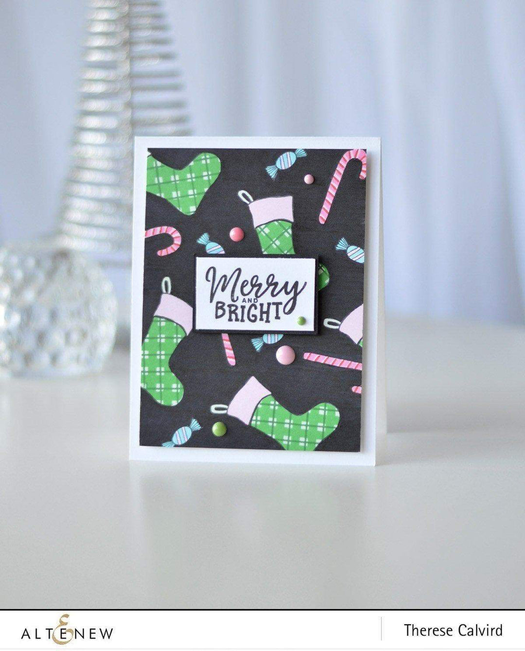 Altenew Stamp & Die Bundle Christmas Stockings Stamp & Die Bundle