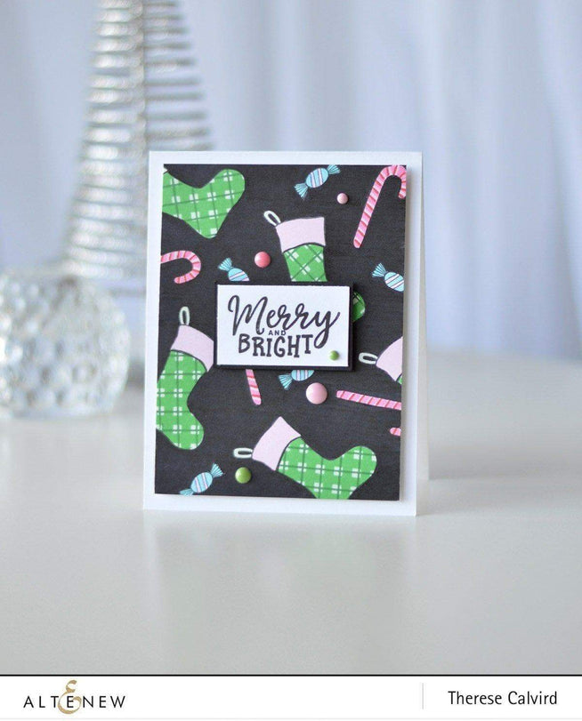 Altenew Stamp & Die Bundle Christmas Stockings Stamp & Die Bundle