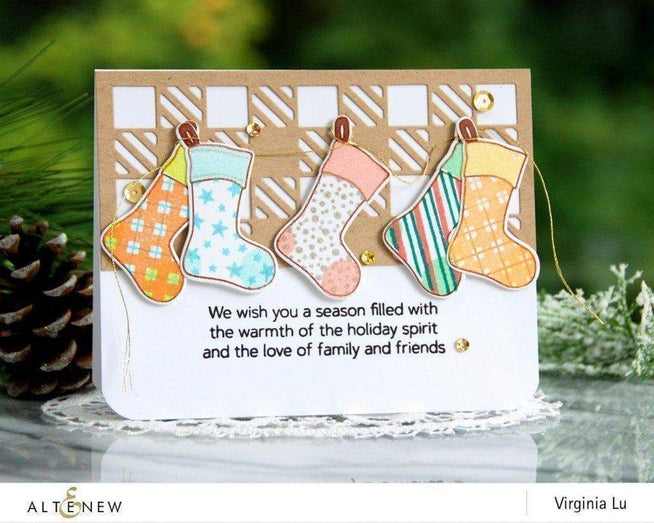 Altenew Stamp & Die Bundle Christmas Stockings Stamp & Die Bundle