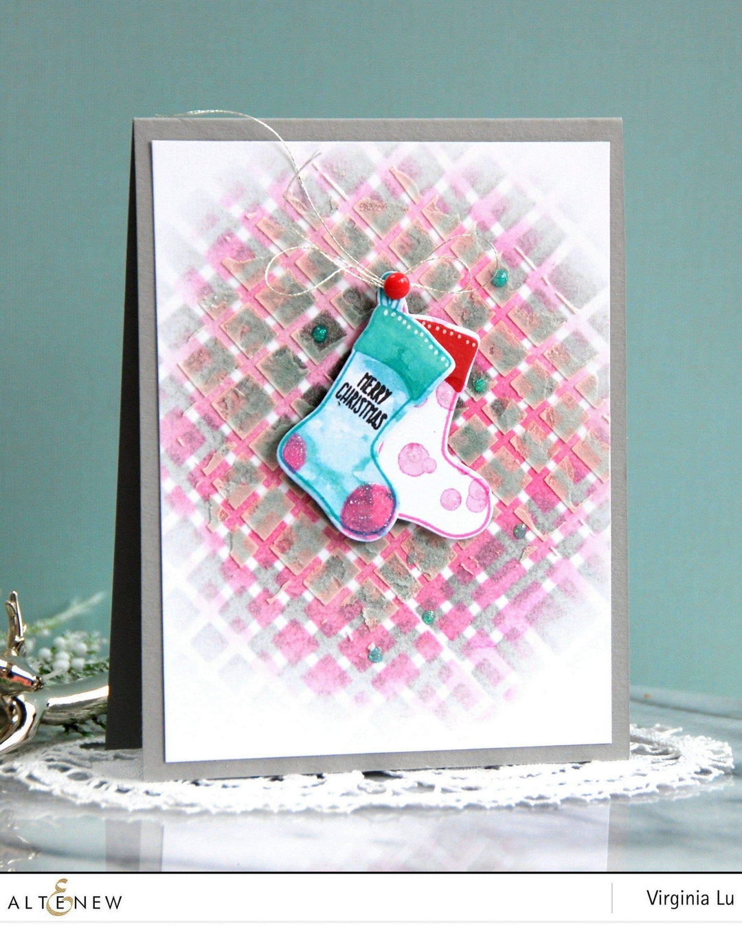 Altenew Stamp & Die Bundle Christmas Stockings Stamp & Die Bundle