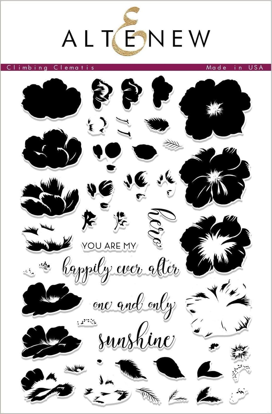 Altenew Stamp & Die Bundle Climbing Clematis