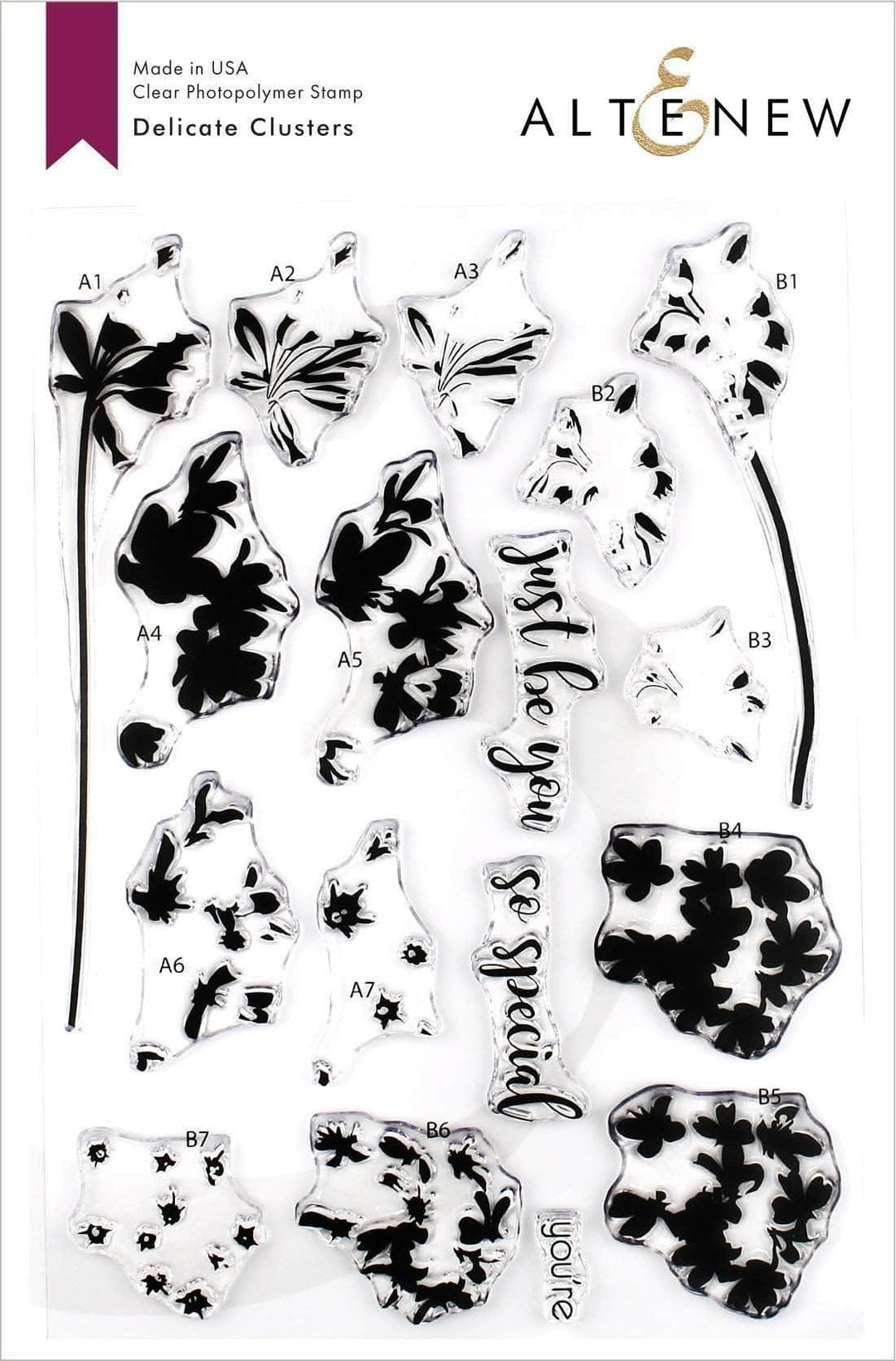 Altenew Stamp & Die Bundle Z - Delicate Clusters Stamp & Die Bundle