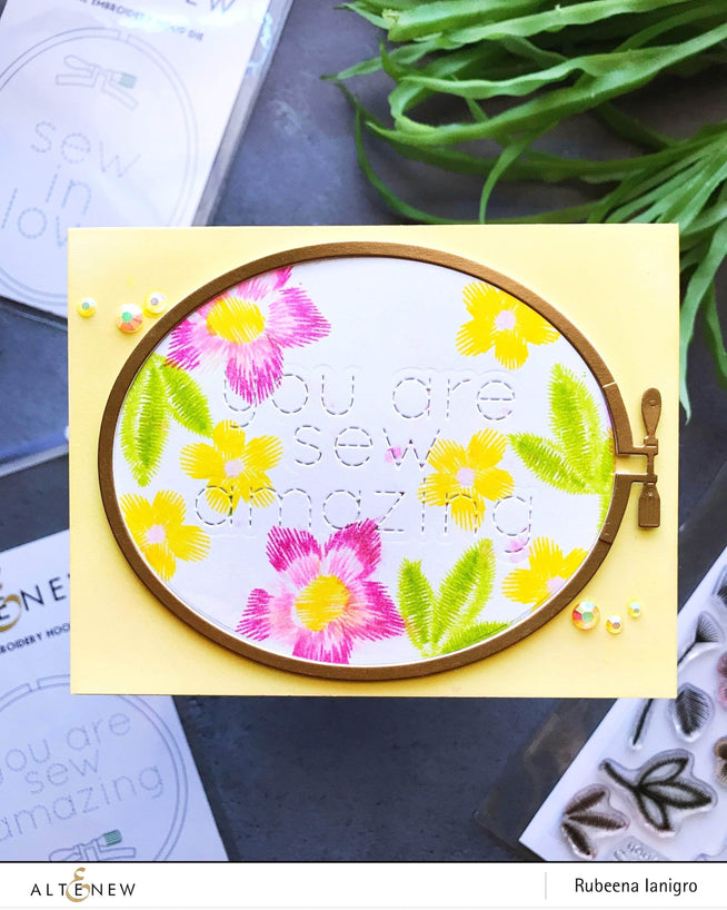 Altenew Stamp & Die Bundle Embroidered Blooms Stamp & Die Bundle