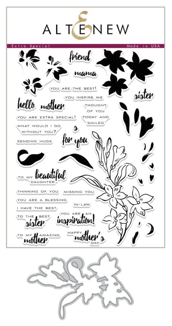 Altenew Stamp & Die Bundle Extra Special Stamp & Die Bundle